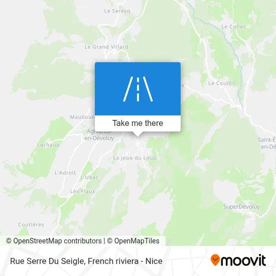 Rue Serre Du Seigle map