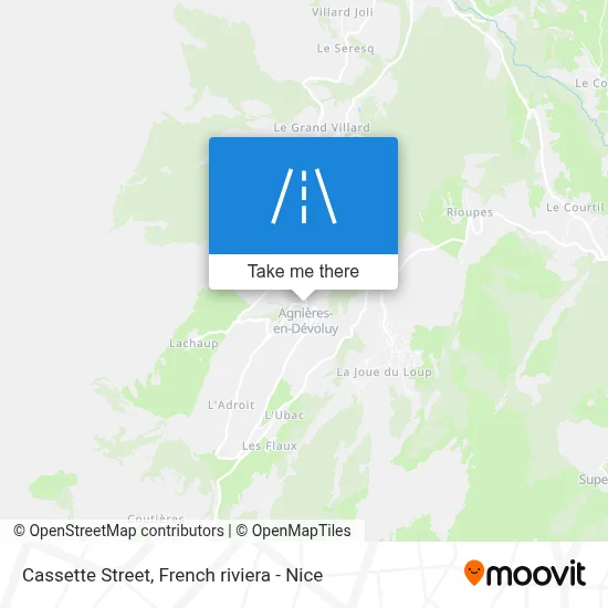 Rue De La Cassette map