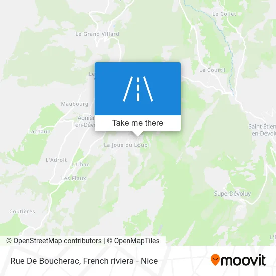 Rue De Boucherac map