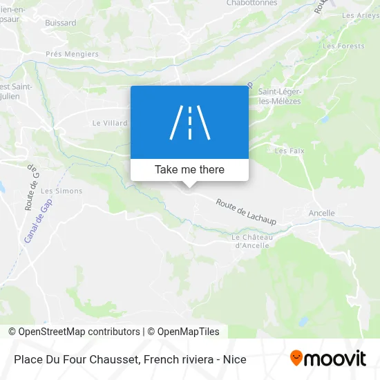 Place Du Four Chausset map