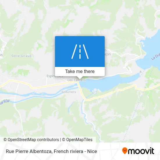 Mapa Rue Pierre Albentoza