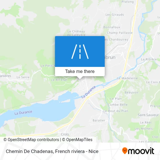 Chemin De Chadenas map