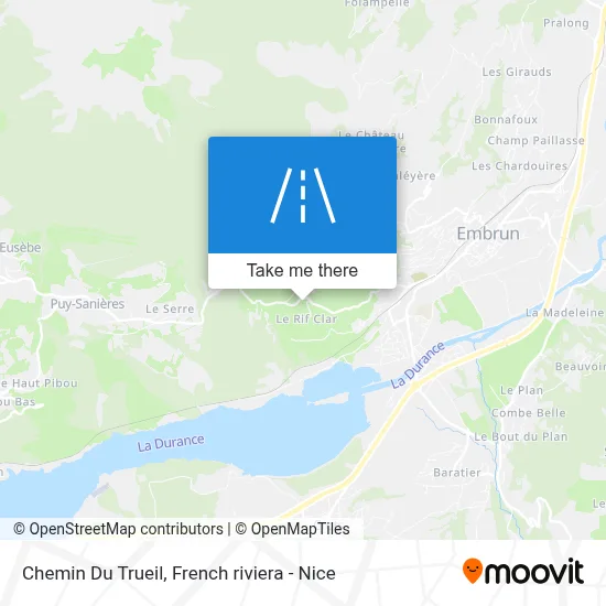 Chemin Du Trueil map