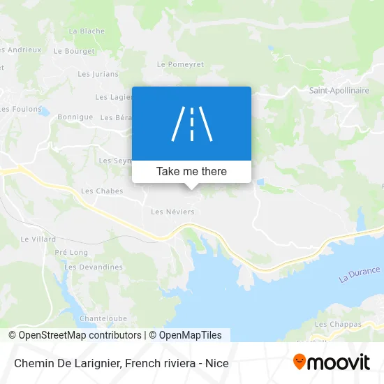 Chemin De Larignier map