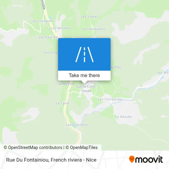 Rue Du Fontainiou map