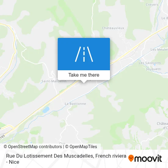 Rue Du Lotissement Des Muscadelles map