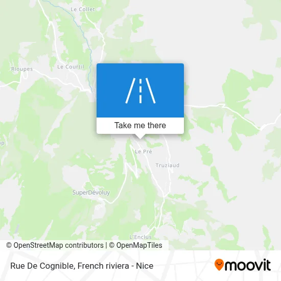 Rue De Cognible map
