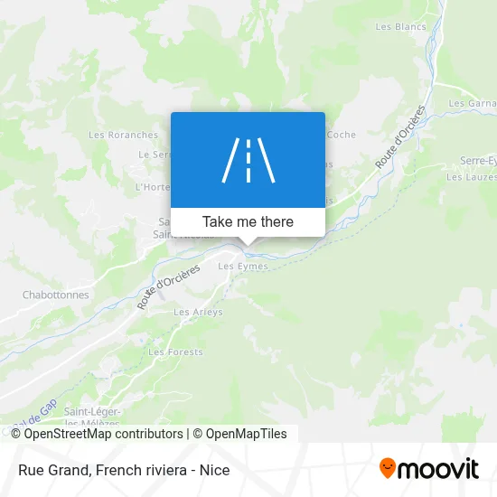 Rue Grand map