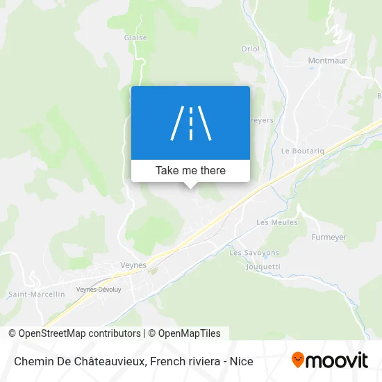 Chemin De Châteauvieux map