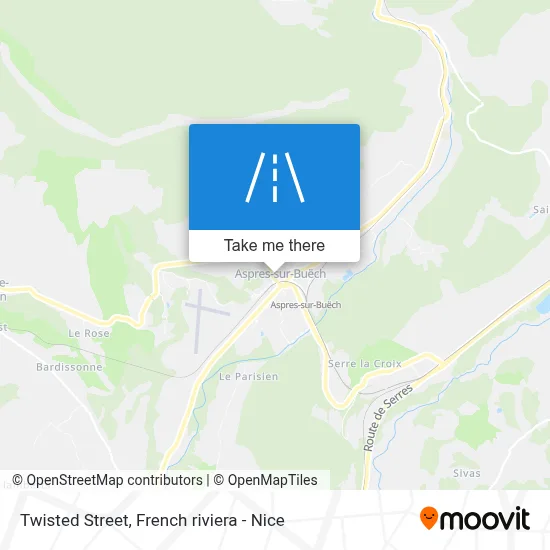 Rue Tordue map