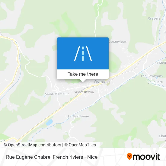 Mapa Rue Eugène Chabre