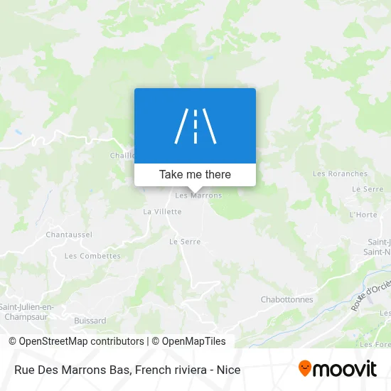 Rue Des Marrons Bas map