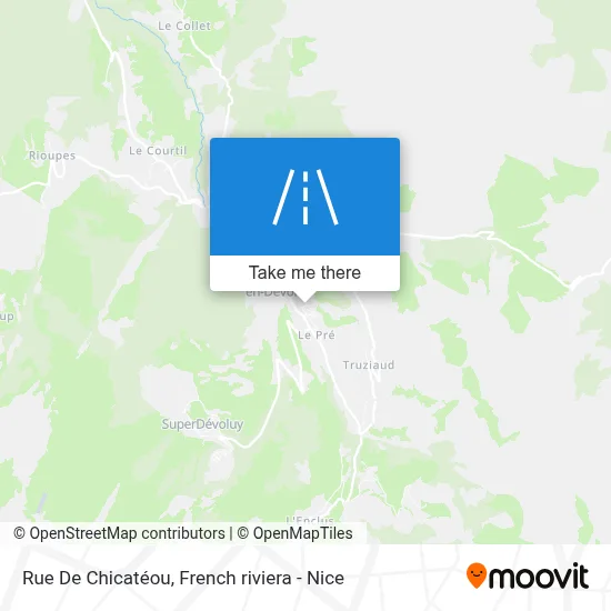 Rue De Chicatéou map