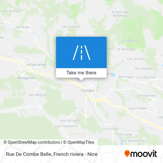Rue De Combe Belle map