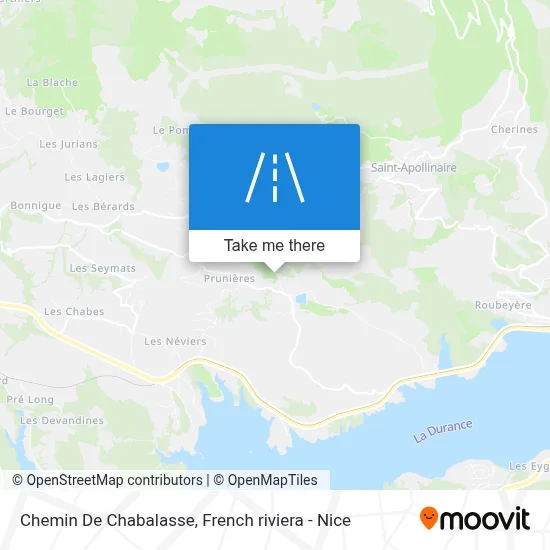 Chemin De Chabalasse map