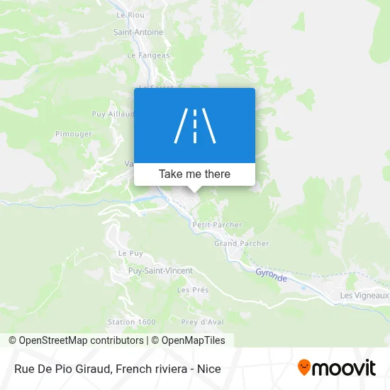 Rue De Pio Giraud map