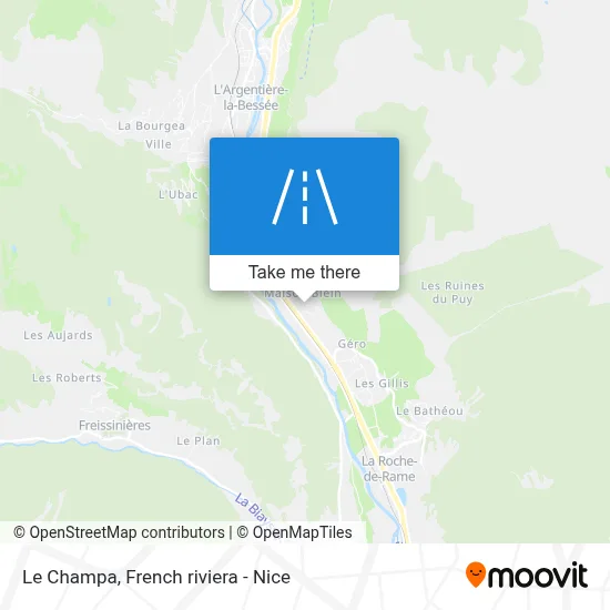 Le Champa map