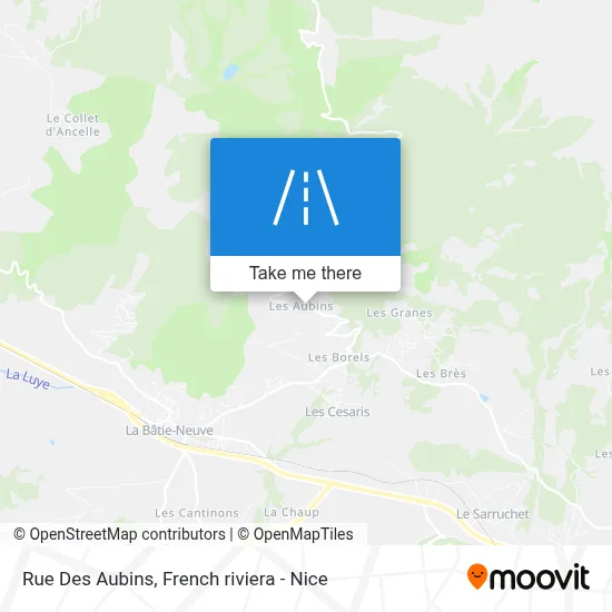 Rue Des Aubins map