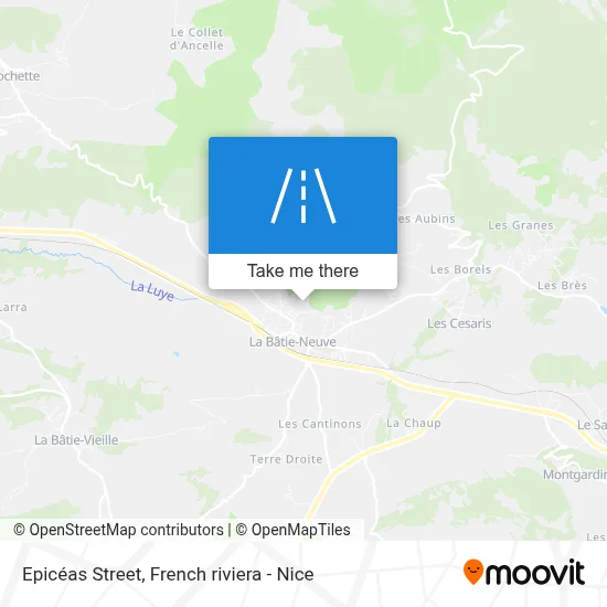 Rue Des Epicéas map