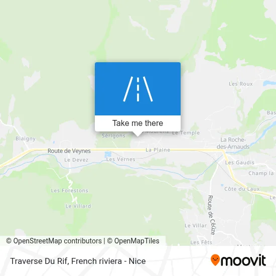 Traverse Du Rif map