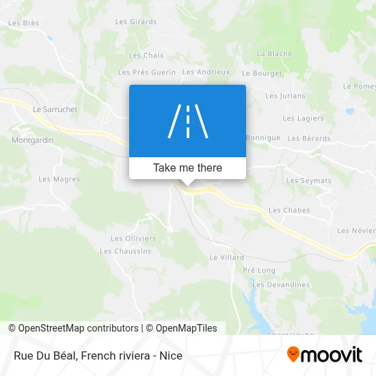 Rue Du Béal map