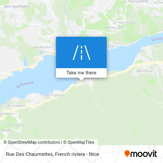 Mapa Rue Des Chaumettes