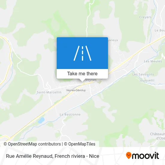 Rue Amélie Reynaud map