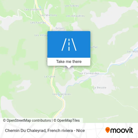 Mapa Chemin Du Chaleyrad