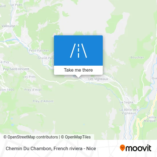 Chemin Du Chambon map