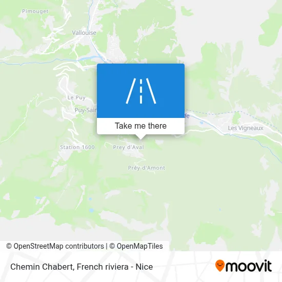 Chemin Chabert map