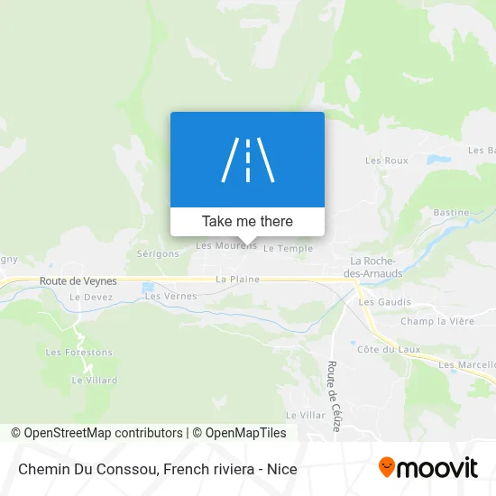 Chemin Du Conssou map