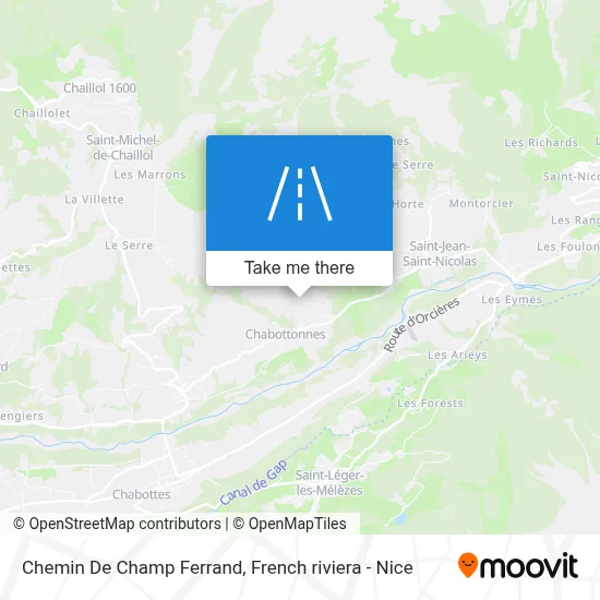 Chemin De Champ Ferrand map