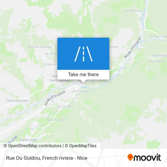 Rue Du Guidou map