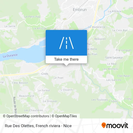 Rue Des Olettes map