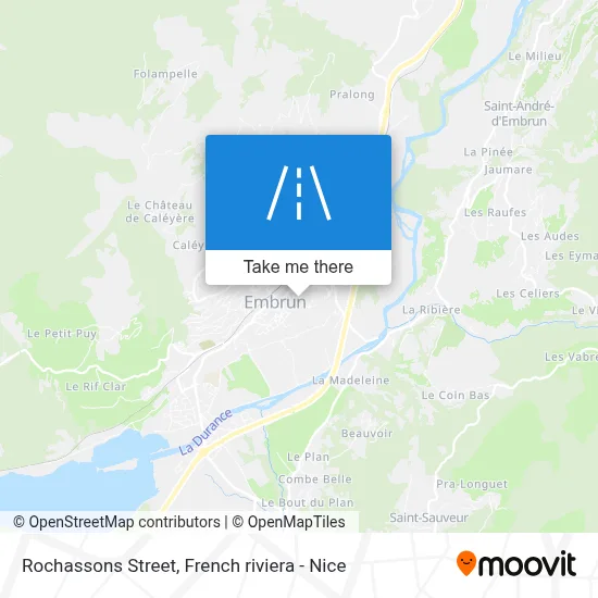 Rue Des Rochassons map