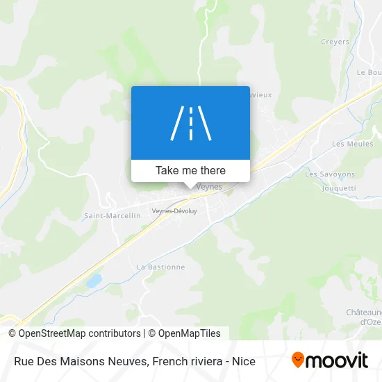 Rue Des Maisons Neuves map