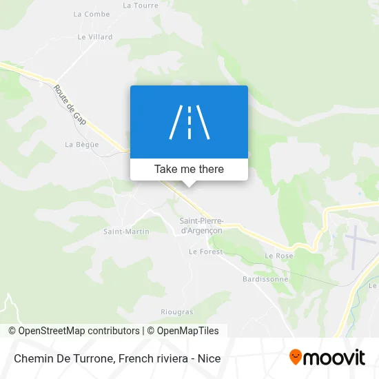 Chemin De Turrone map