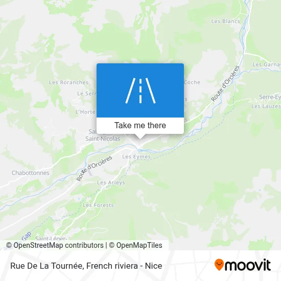 Rue De La Tournée map