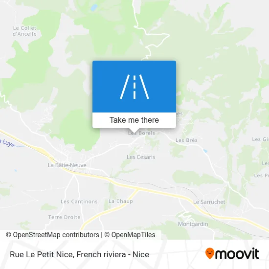 Rue Le Petit Nice map