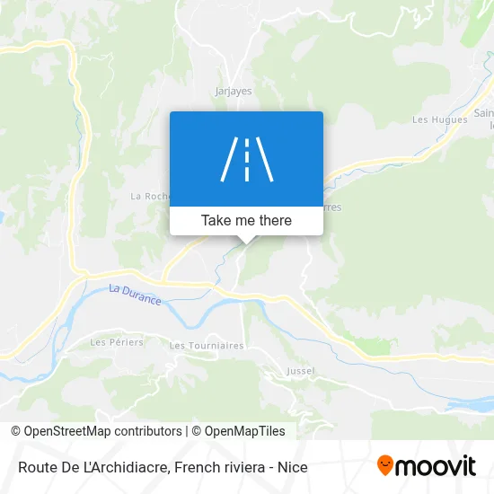 Route De L'Archidiacre map