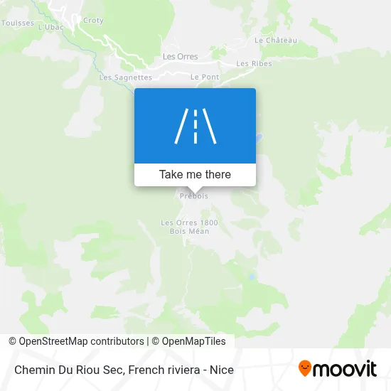 Chemin Du Riou Sec map