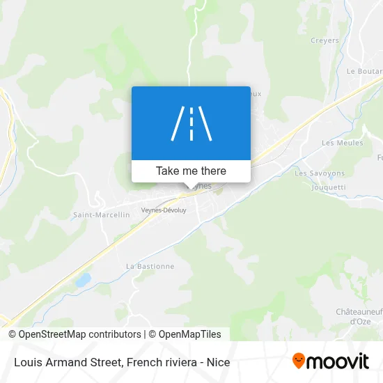 Mapa Rue Louis Armand