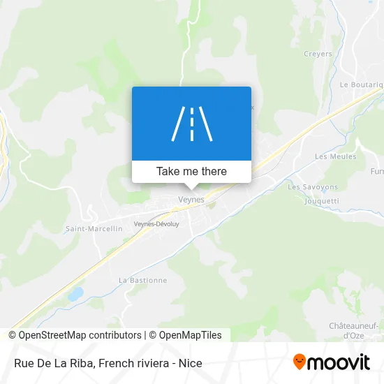 Rue De La Riba map