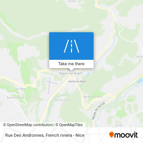 Mapa Rue Des Andronnes