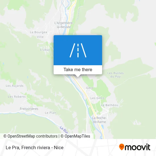 Le Pra map