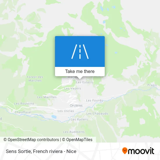 Sens Sortie map