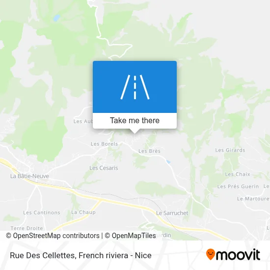 Rue Des Cellettes map