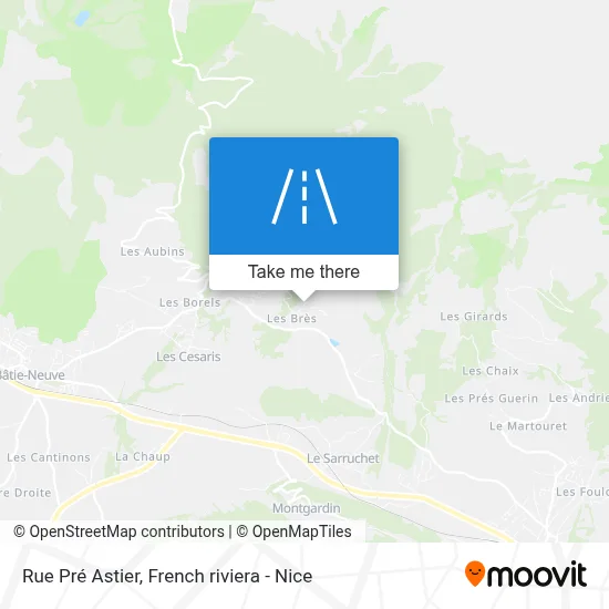 Rue Pré Astier map