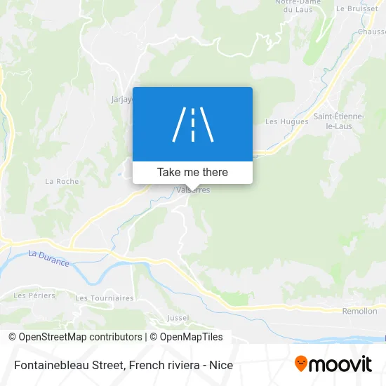 Rue De Fontainebleau map