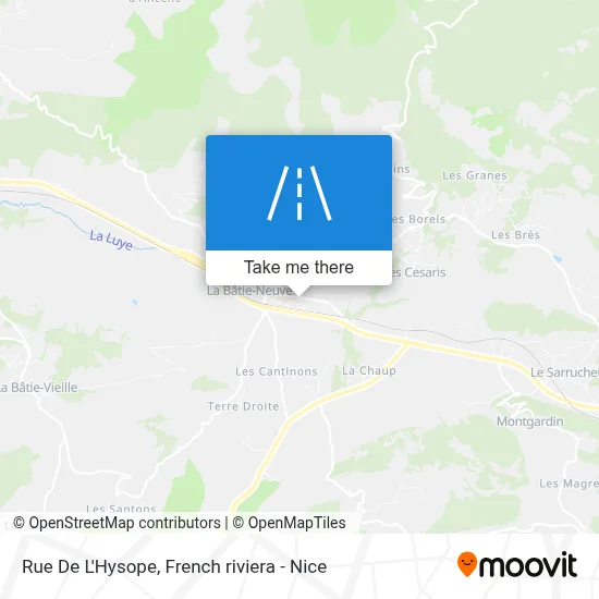Rue De L'Hysope map
